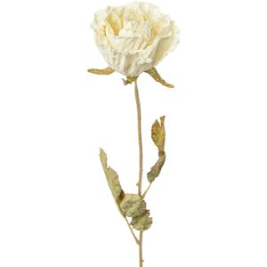 Kunstblume Rose In Goldfarben